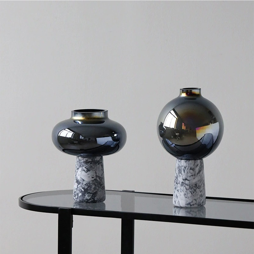 Polaris Glass & Marble Vase Secondary image
