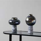 Polaris Glass & Marble Vase