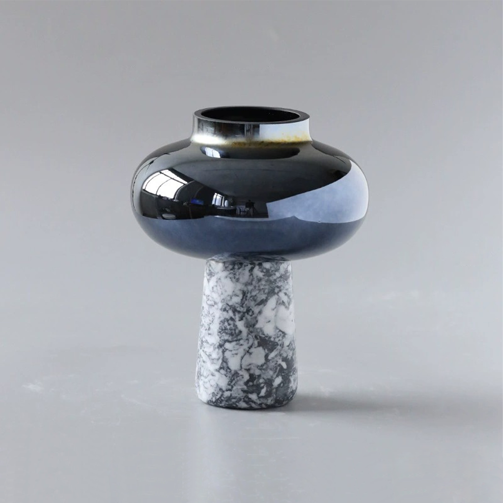 Polaris Glass & Marble Vase Main image
