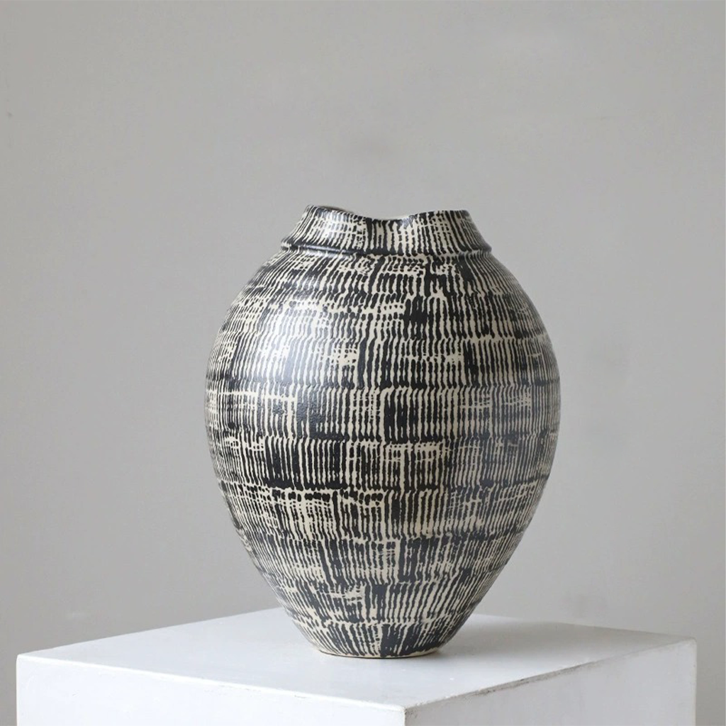 Sumi Glazed Ceramic Vase Main image