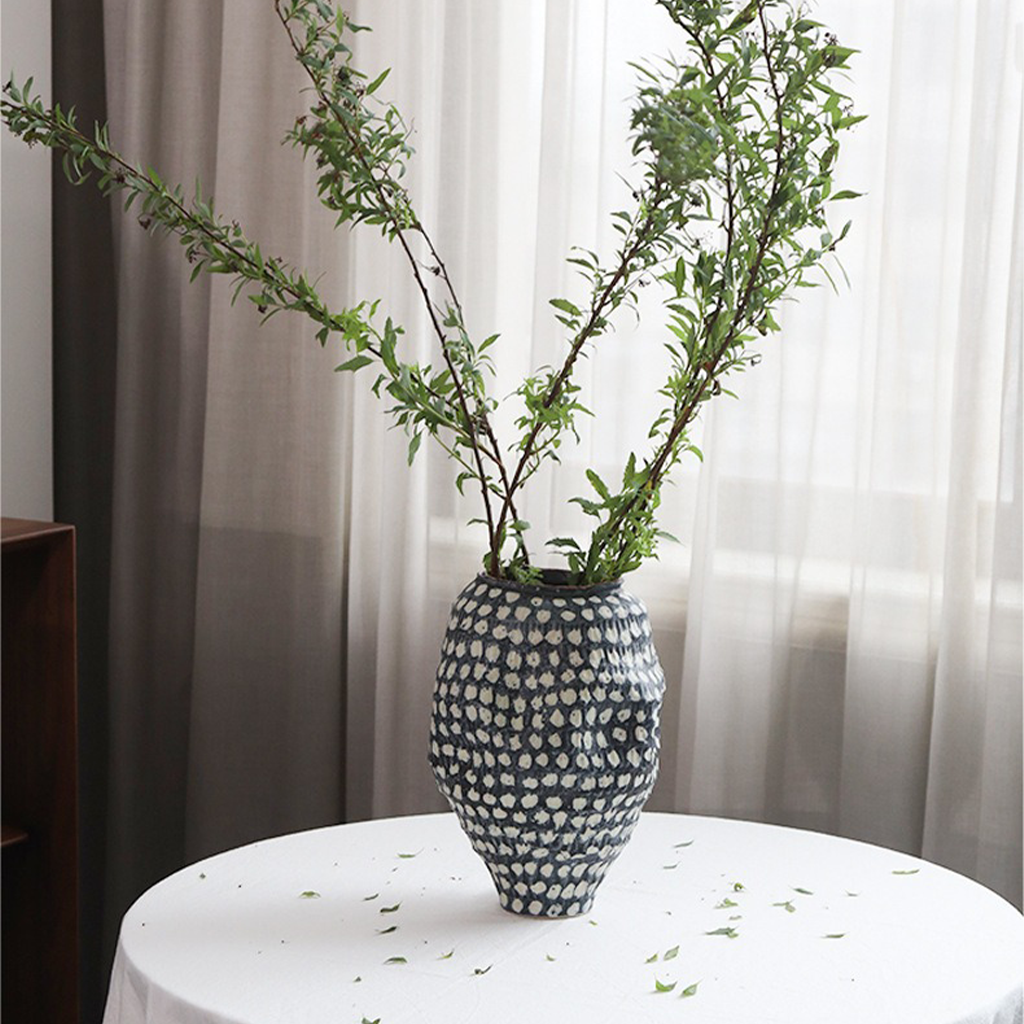 Fjord Hand-painted Ceramic Vase Secondary image