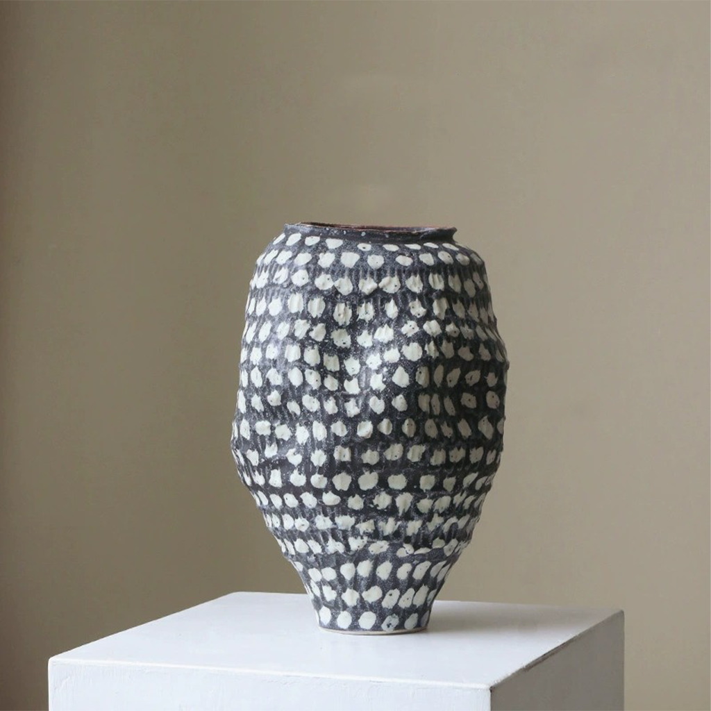 Fjord Hand-painted Ceramic Vase Main image