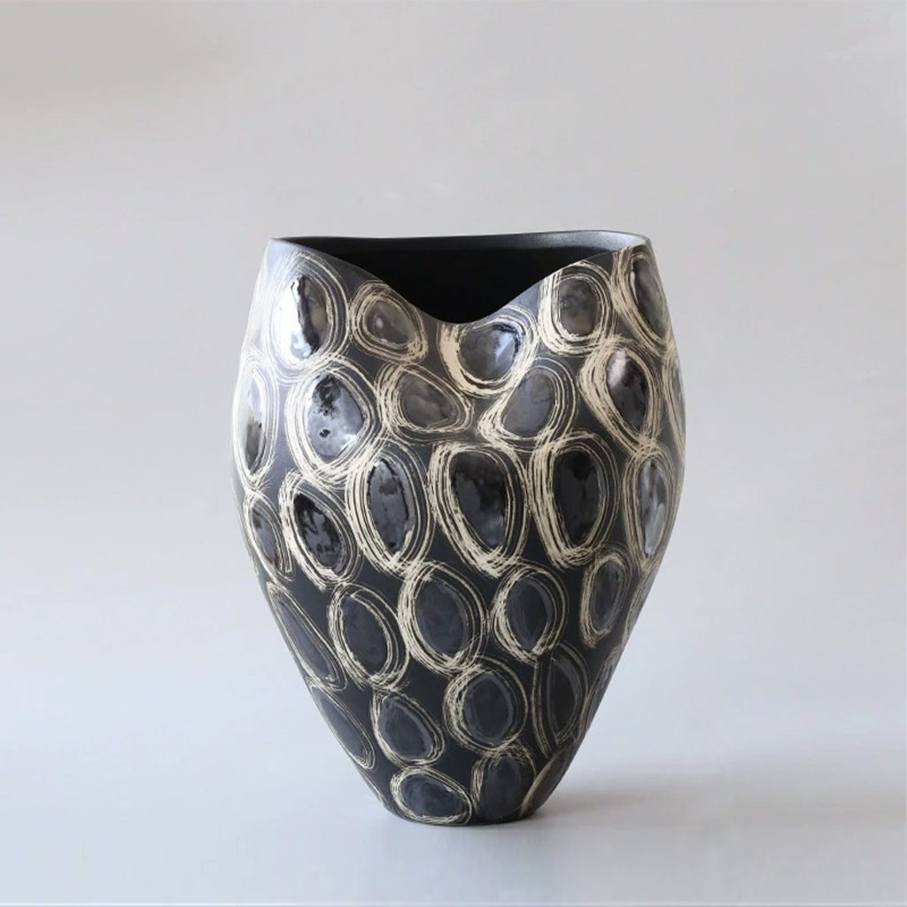 Tsuchi Hand-painted Ceramic Vase Main image
