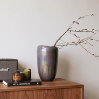 Raku Vase