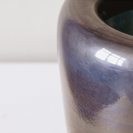Raku Vase