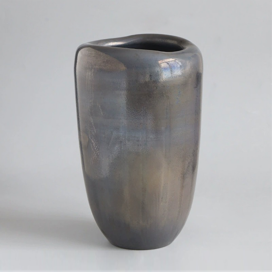 Raku Vase