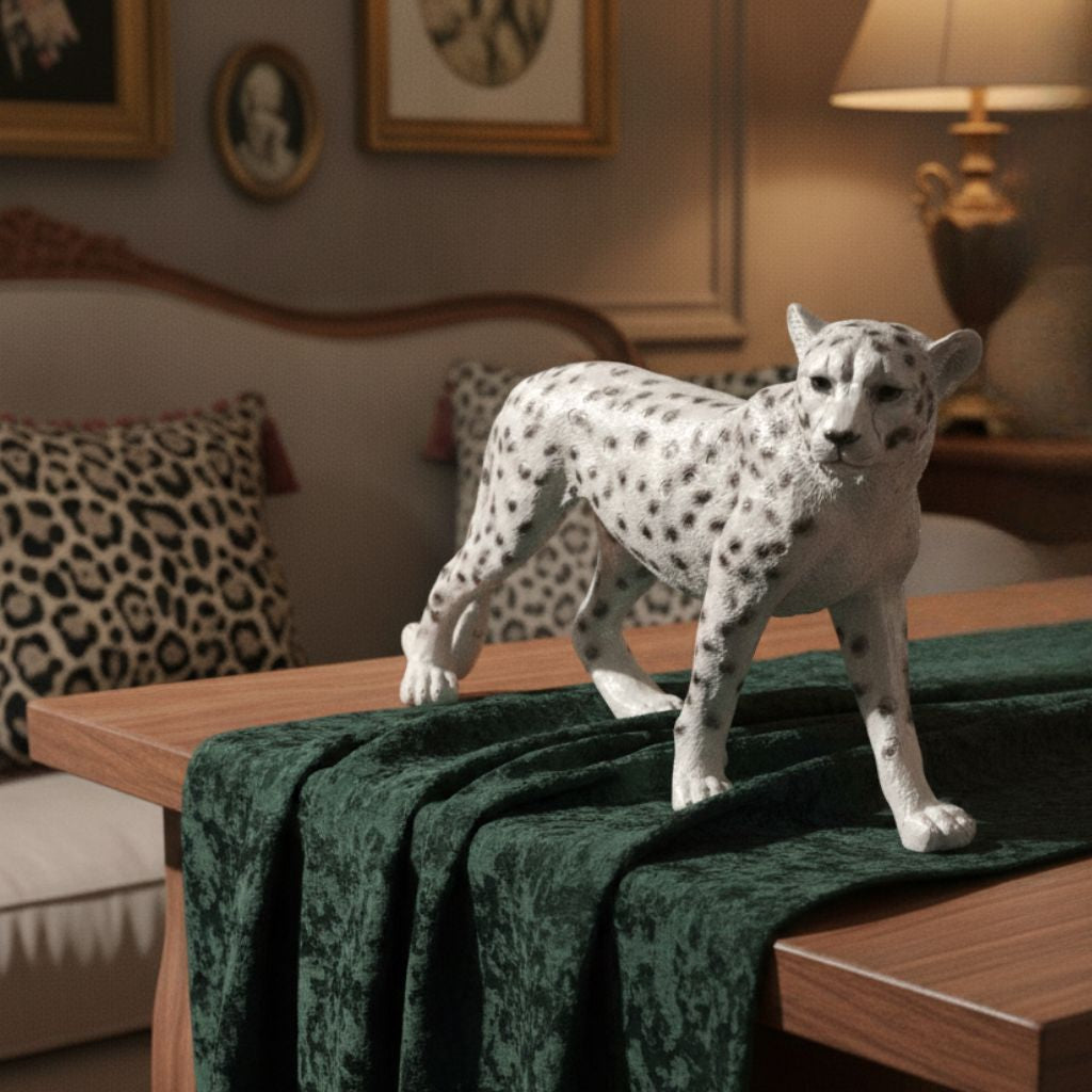 Barys Snow Leopard Sculpture Secondary image