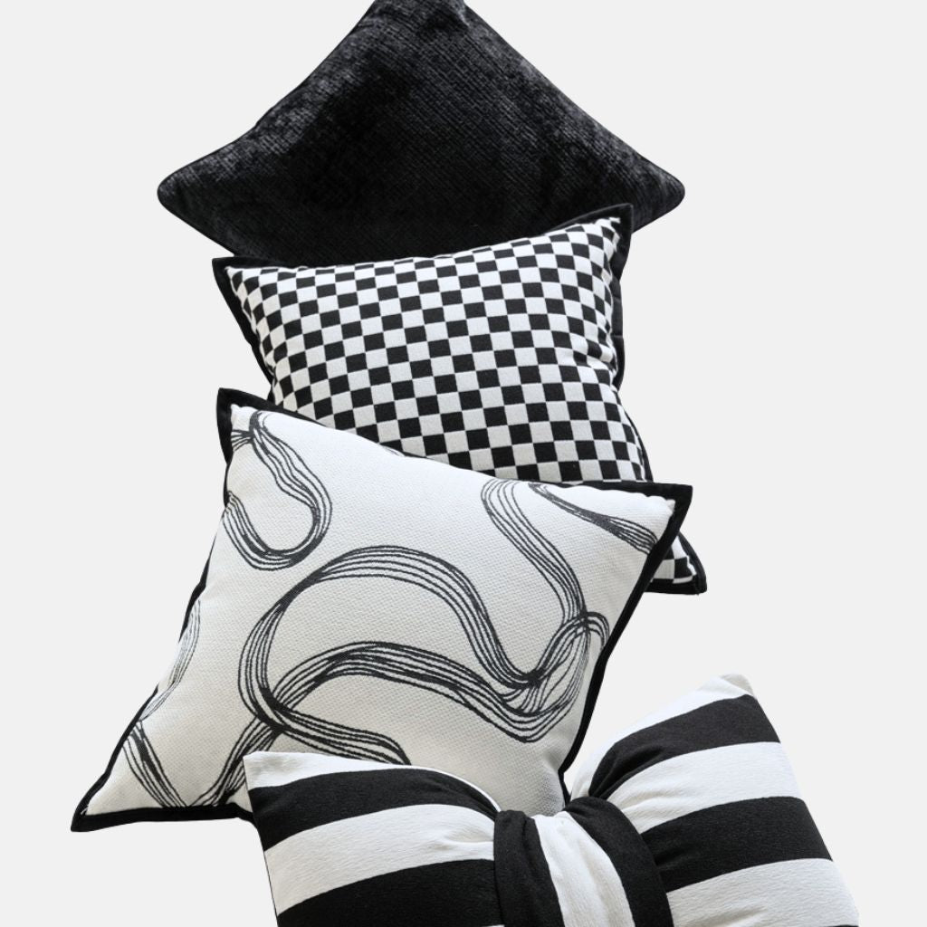 Beatrice Checkered Throw Pillow