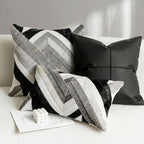 Branca Chevron Cowhide Throw Pillow