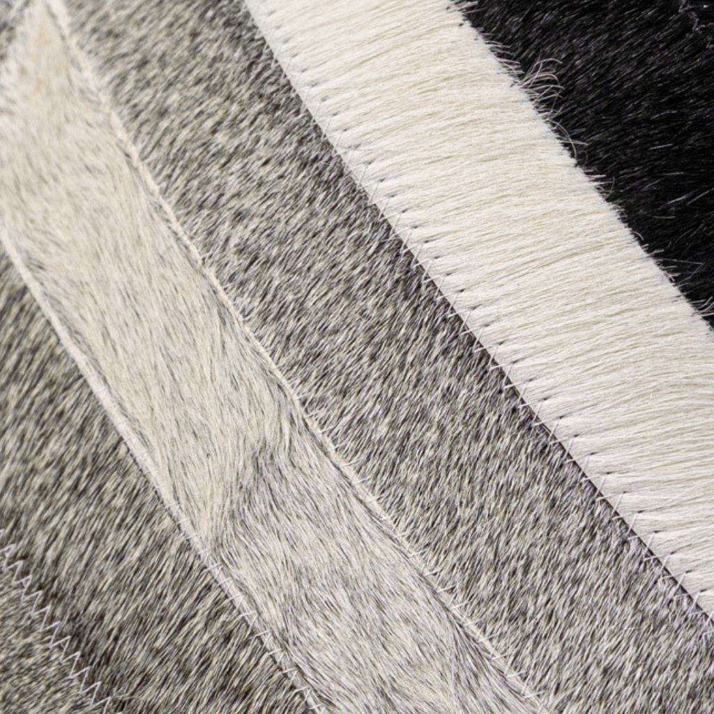 Branca Chevron Cowhide Throw Pillow