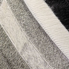Branca Chevron Cowhide Throw Pillow