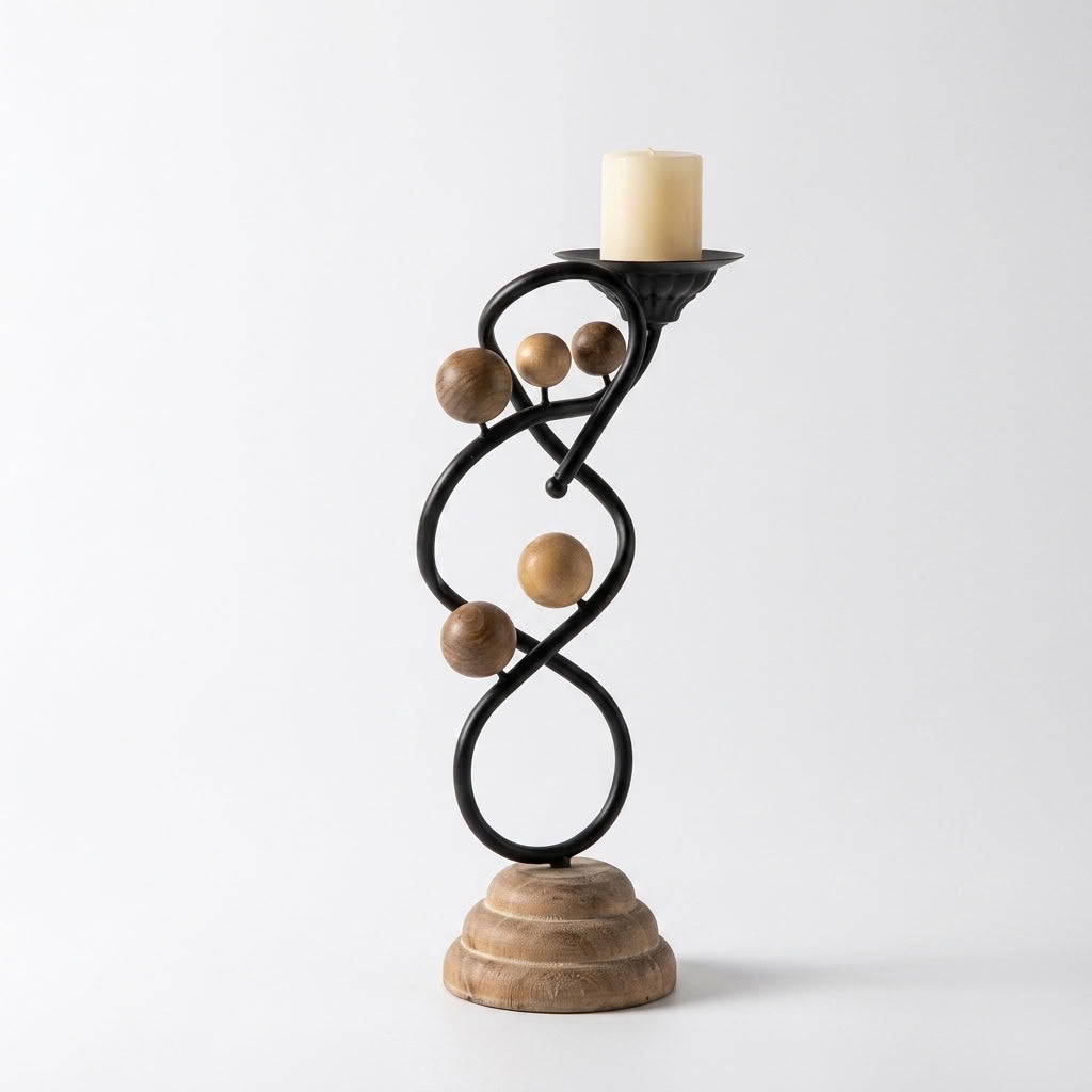 Calder Scroll Candle Holder