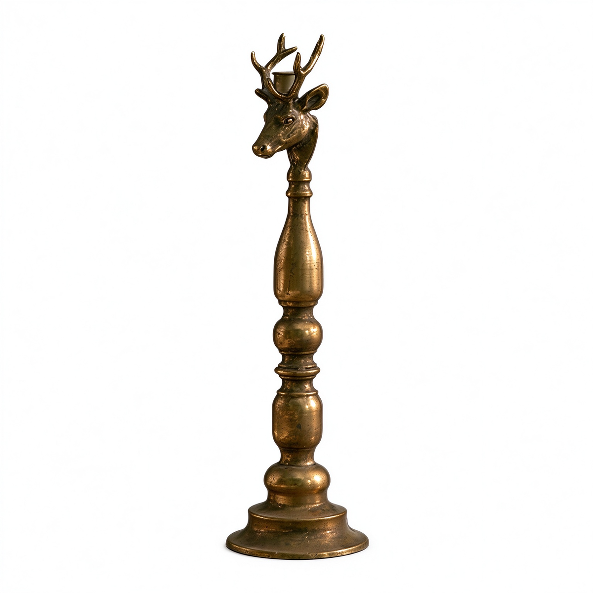 Hartley Stag Head Candle Holder