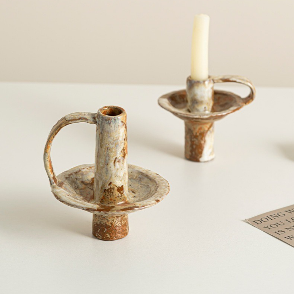Ives Handmade Ceramic Candle Holder