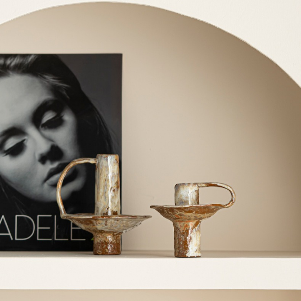Ives Handmade Ceramic Candle Holder