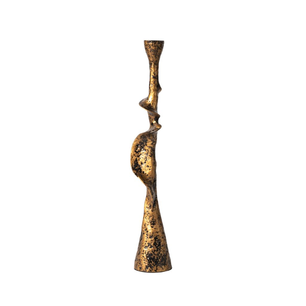 Aulos Weathered Spiral Candle Holder
