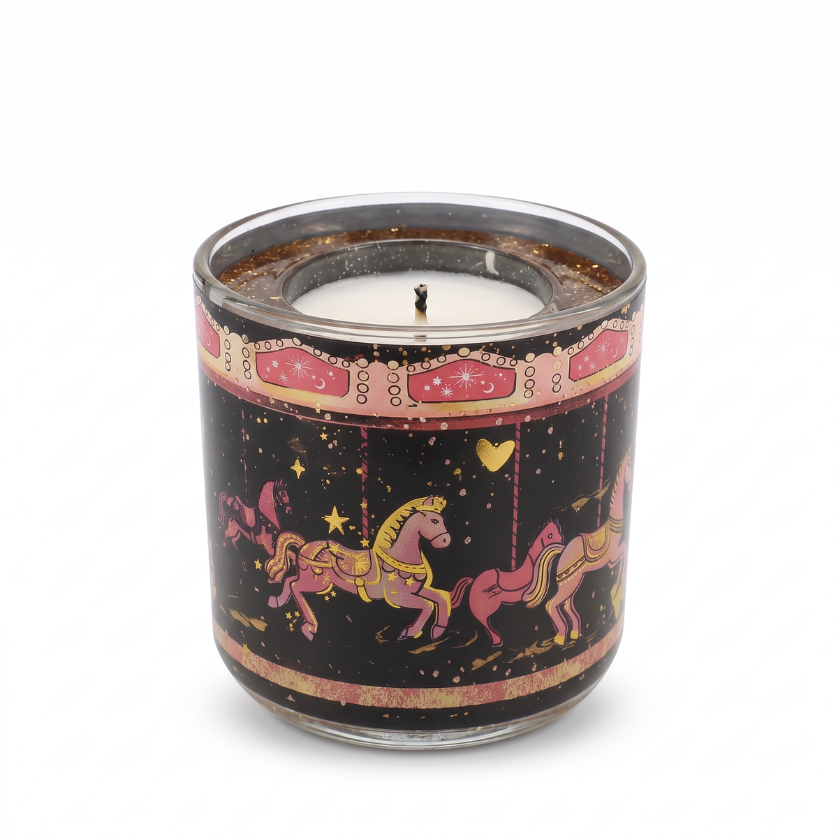 Pirouette Grapefruit & Peach Carousel Candle