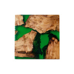 Mokume Fused Pine Coaster
