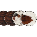 Crinière Hand-Stitched Horsehair Coaster Set