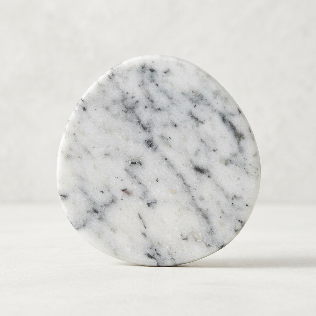 Pietra Carrara Marble Coaster Set