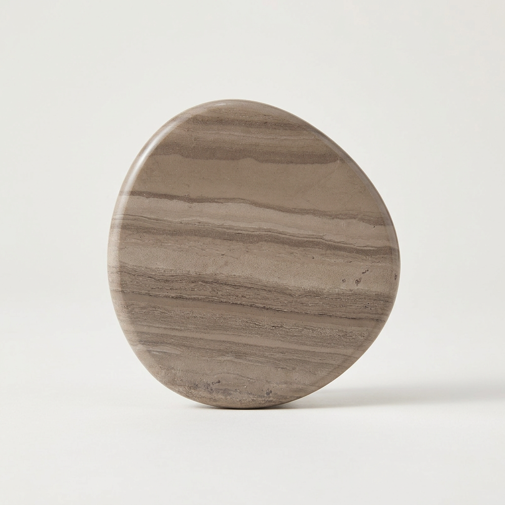 Pietra Walnut Travertine Coaster Set