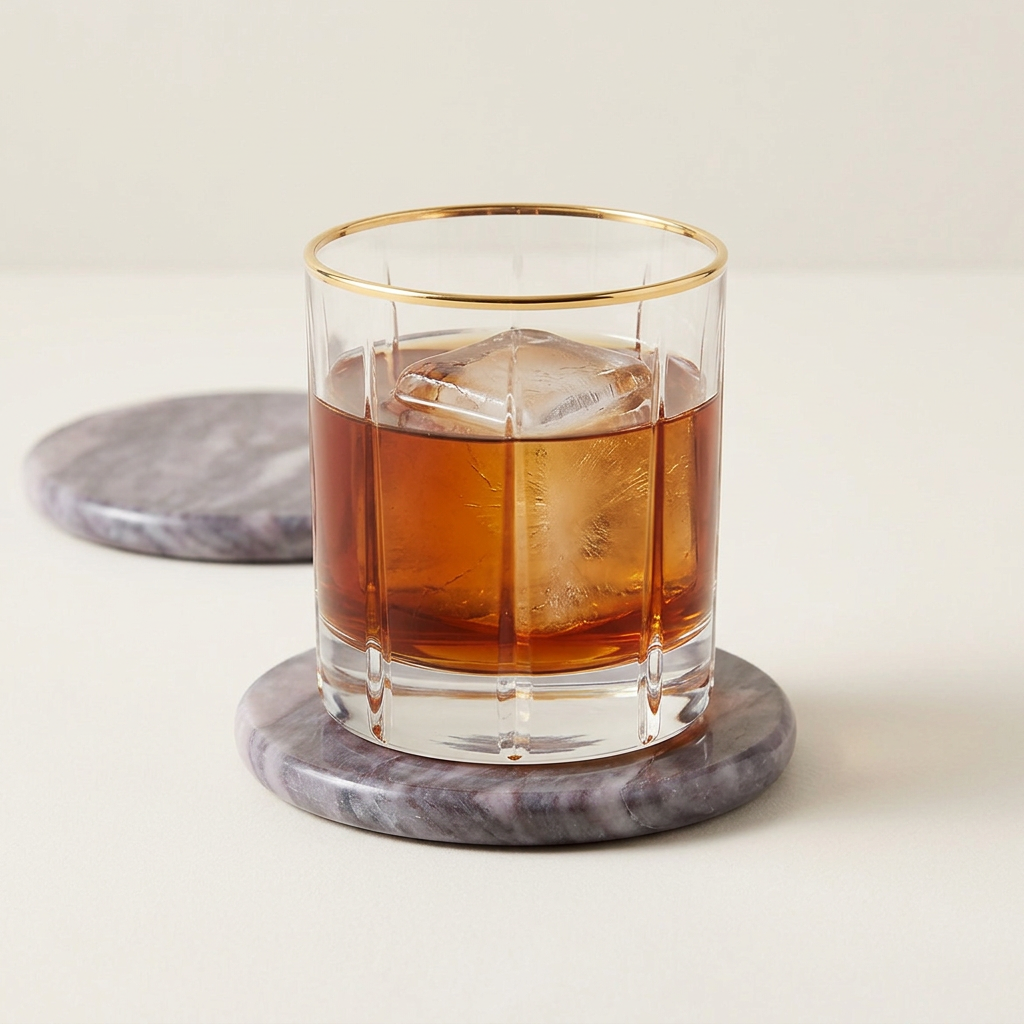 Pietra Lilac Quartzite Coaster Set