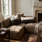Coralie Spliced Toggle Throw Pillow