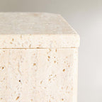 Brienne Travertine Lidded Box