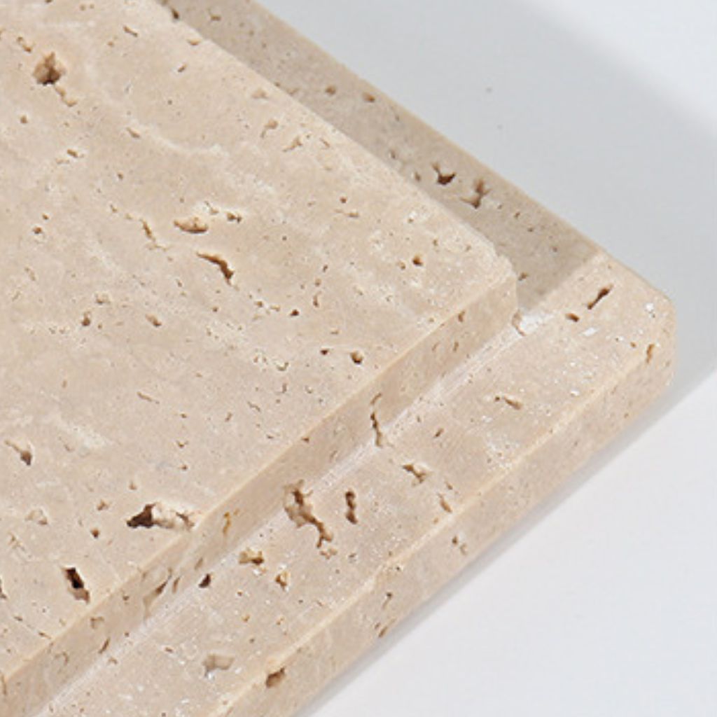 Brienne Travertine Lidded Box