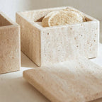 Brienne Travertine Lidded Box