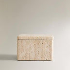 Brienne Travertine Lidded Box