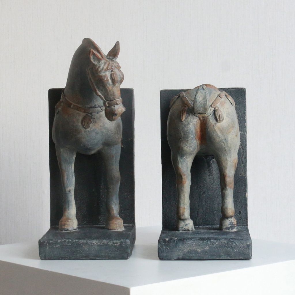 Wuzhui War Horse Bookend