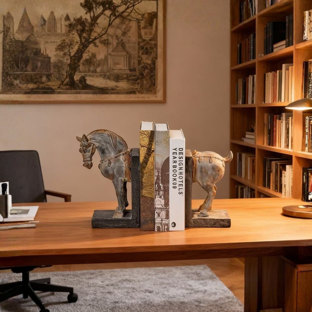 Wuzhui War Horse Bookend