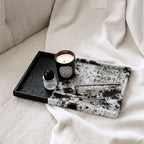 Equinox Textured Leather Spliced Catchall Tray