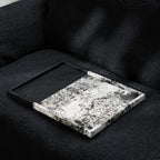 Equinox Textured Leather Spliced Catchall Tray