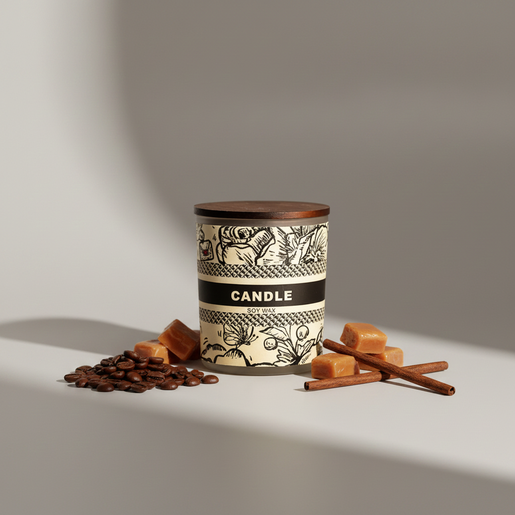 Espresso & Praline Handmade Scented Candle