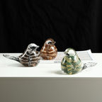 Pardalote Hand-blown Glass Bird