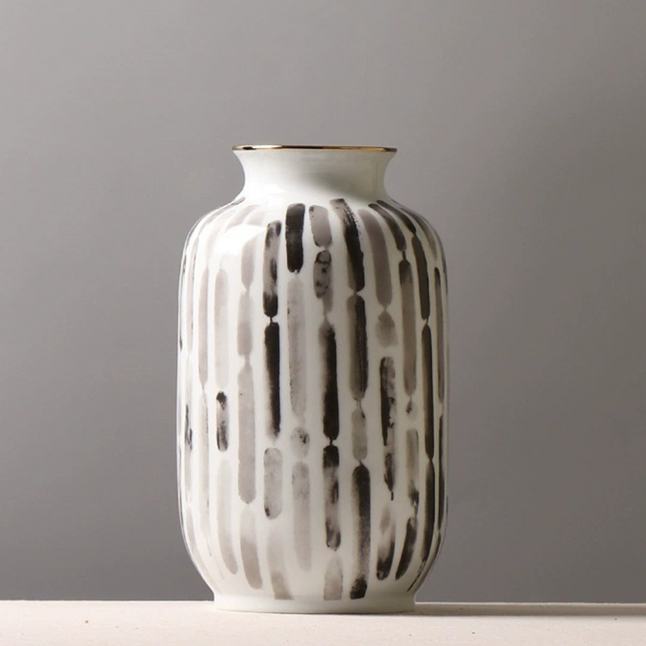 Grisaille Vase
