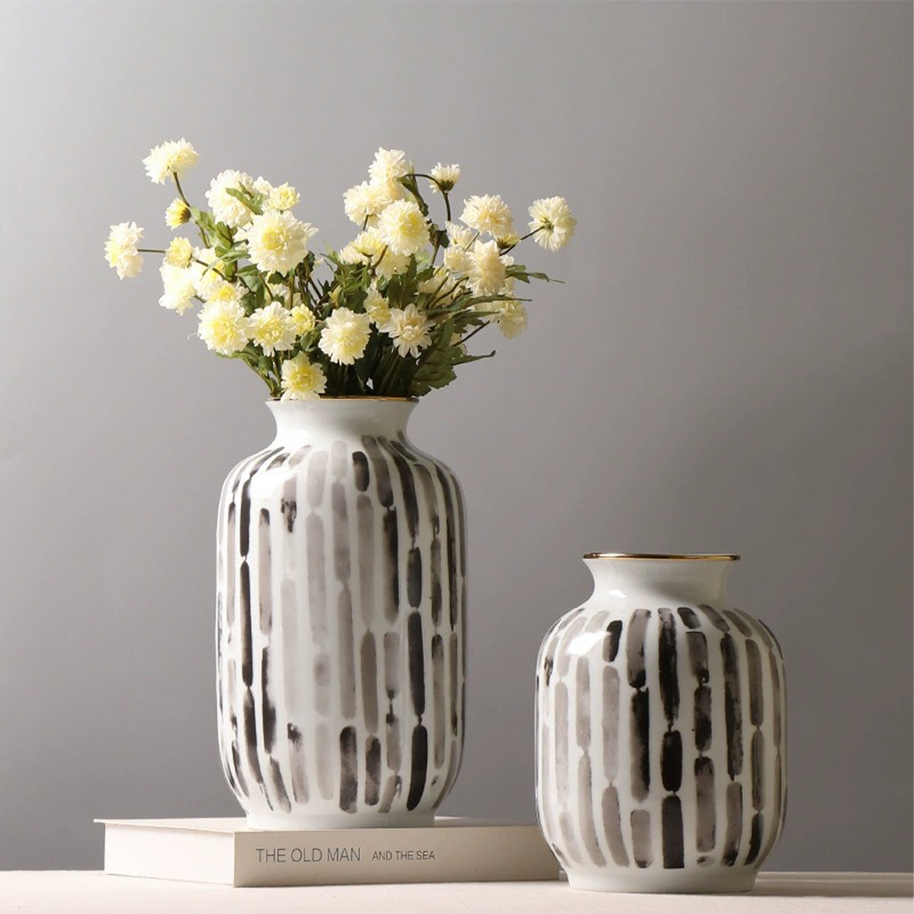 Grisaille Vase