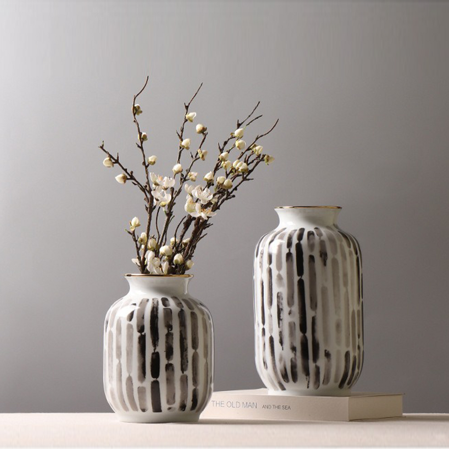 Grisaille Vase