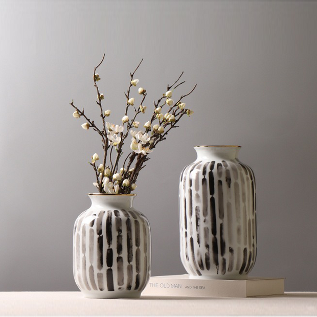 Grisaille Vase