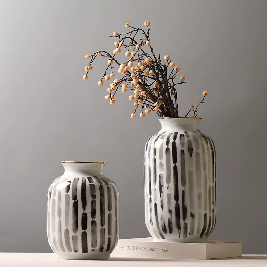 Grisaille Vase
