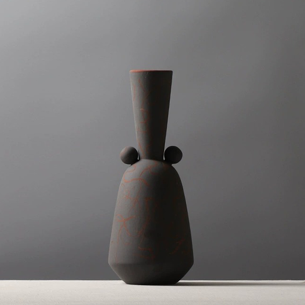 Lares Hand-painted Ceramic Vase Main image