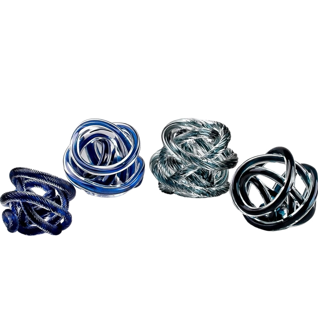 Nalu Glass Knot Decorative Object