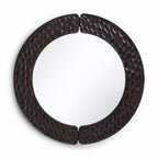 Alvéo Handcrafted Round Wall Mirror