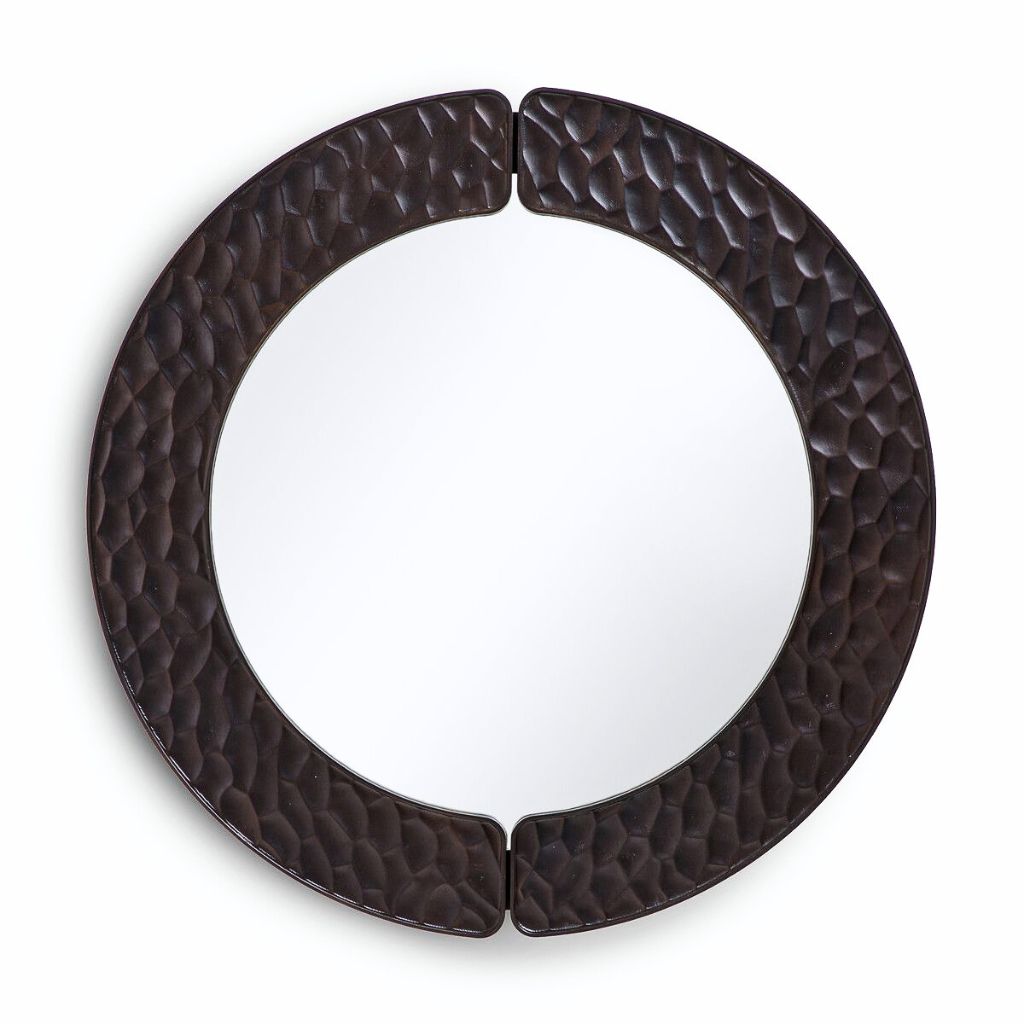 Alvéo Handcrafted Round Wall Mirror