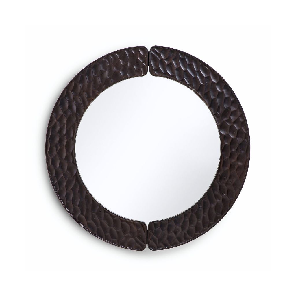 Alvéo Handcrafted Round Wall Mirror