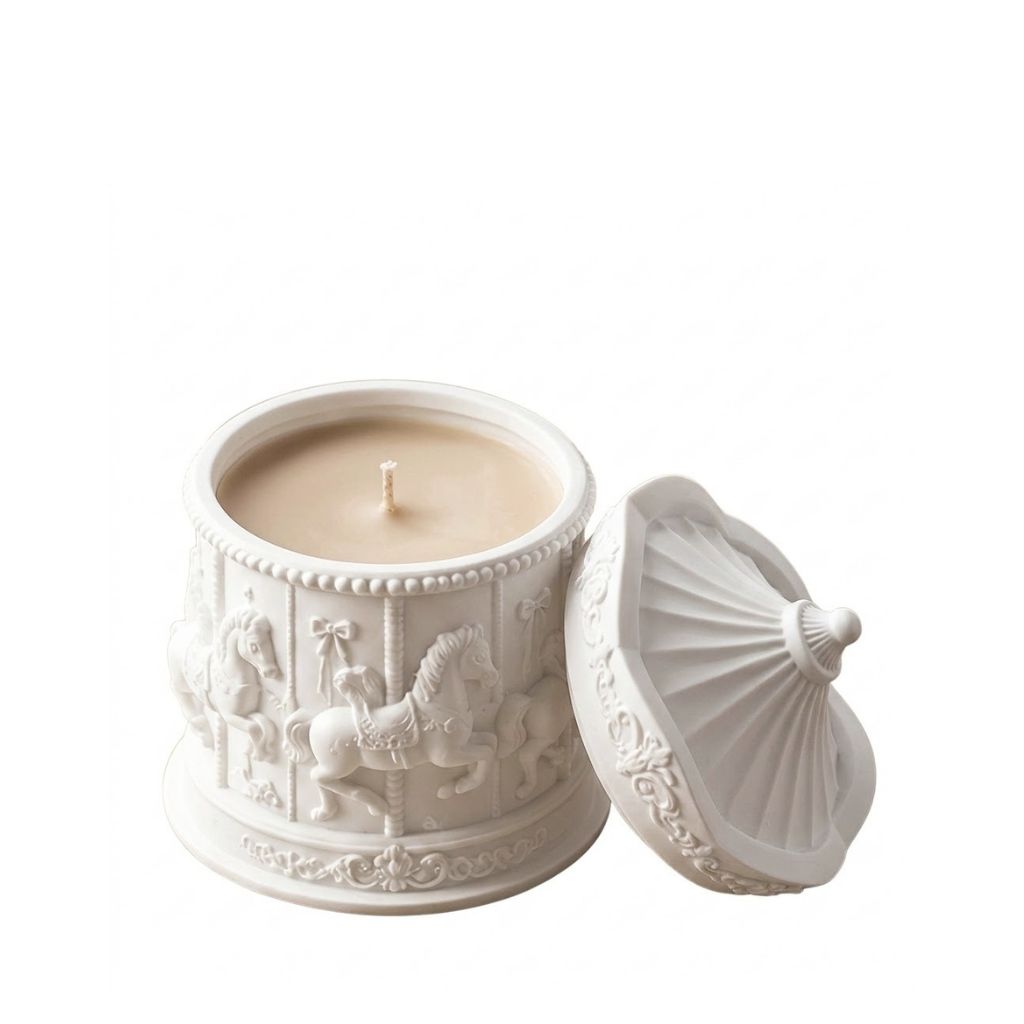 Mélodia Citrus & Jasmine Scented Carousel Relief Candle
