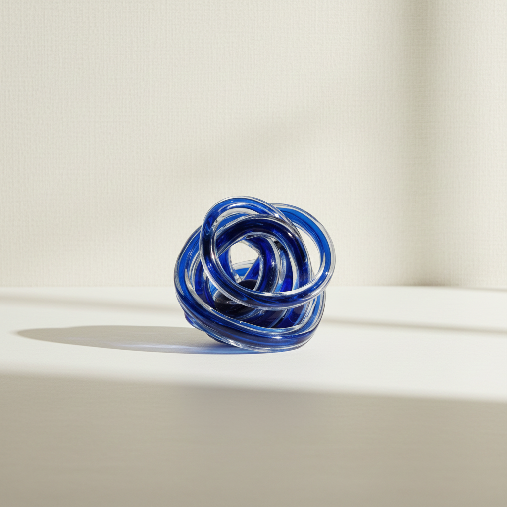 Nalu Glass Knot Decorative Object Secondary image