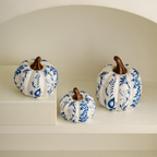 Amalia Handpainted Ceramic Pumpkin